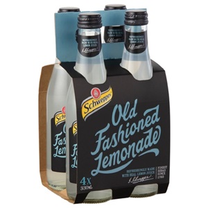 Picture of Schweppes Old Fashioned Lemonade 4pk Bottles 330ml