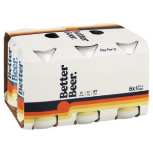 Picture of Better Beer Zero Carb 4x6pk Cans 355ml