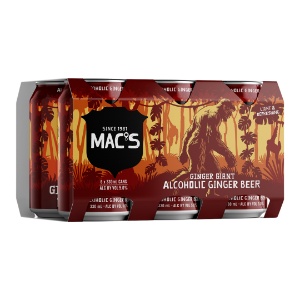 Picture of Mac's Ginger Giant 6pk Cans 330ml