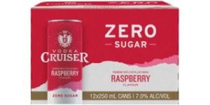 Picture of Cruiser 7% Vodka Zero Sugar Raspberry 12pack Cans 250ml