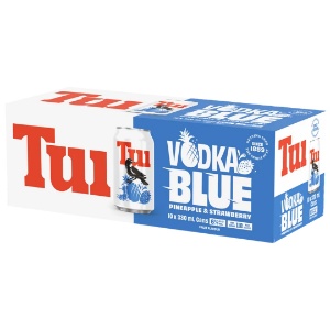 Picture of Tui 6% Vodka Blue 10pk Cans 330ml